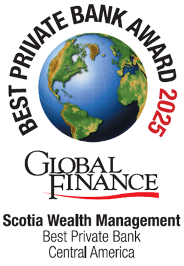 Best Private Bank Award 2025 Scotia Wealth Management Central America Global Finance